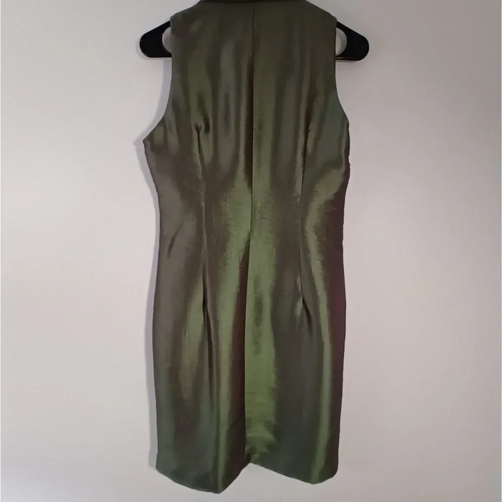 VINTAGE Benelle Button Down Dress/ Vest - Picture 7 of 12